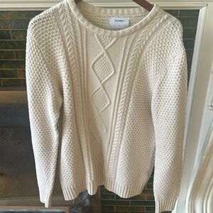 Men’s fisherman / cable sweater